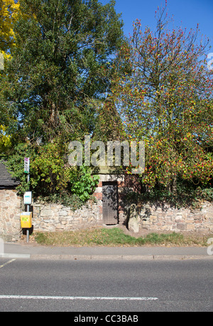 Il cieco o Casa Borgo Vecchio carcere di collegamento meccanico Ticknall Derbyshire Foto Stock