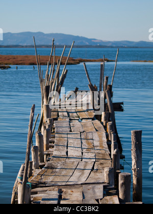 Stilt Carrasqueira port Foto Stock