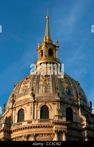 Chiesa Dome a Les Invalides, Parigi, Francia Foto Stock