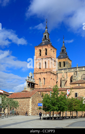 Catedral de Santa Maria de Astorga, Astorga, Castiglia e Leon, Spagna Foto Stock