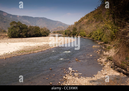 India, Arunachal Pradesh, Yazali Valley, Ranganadi River Foto Stock