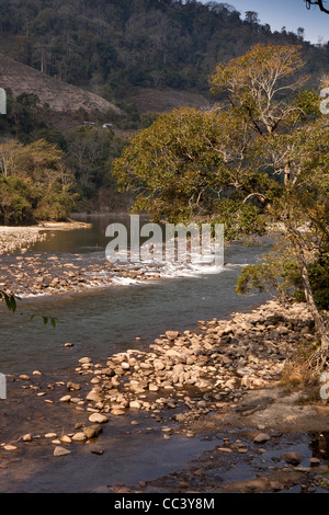 India, Arunachal Pradesh, Yazali, Ranganadi River Foto Stock