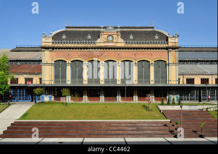 Nyugati stazione ferroviaria, Budapest, Ungheria Foto Stock