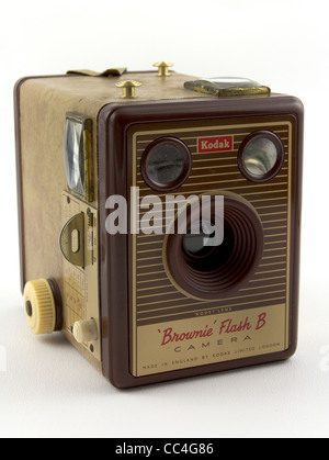 Kodak Brownie B Flash fotocamera a pellicola Foto Stock