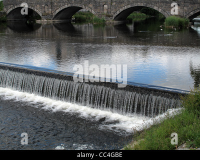 Stramongate ponte sopra il fiume kent Foto Stock