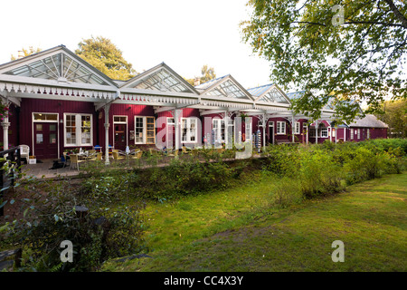 Vecchia Stazione Ferroviaria a Strathpeffer Ross & Cromarty, Scozia Foto Stock