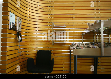 Sala separata per ascoltare musica in Centro Culturale Francese a Pechino, Cina Foto Stock