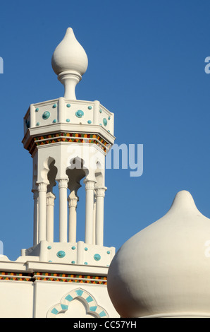 Belle Epoque Oriental Domes & Arabesque o Morish Architectural Dettagli Di Orient Palace un ex Hotel ora Appartamenti Menton Côte d'Azur Francia Foto Stock
