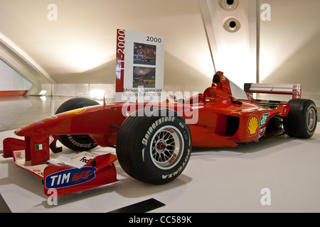 Michael Schumacher in Ferrari Foto Stock