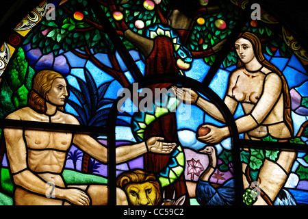 All'interno della santa Trinità nella Cattedrale di Addis Abeba Foto Stock