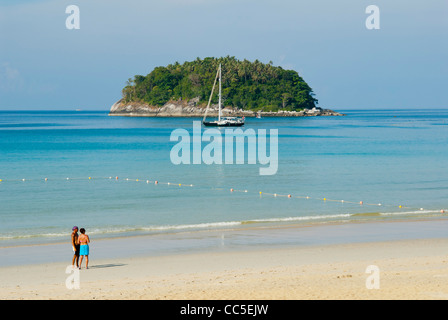 Kota beach, Poo island, Phuket, Thailandia, Sud-est asiatico, in Asia Foto Stock