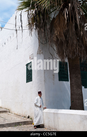 Street nella Kasbah ,Tangeri, Marocco, Africa del Nord Foto Stock