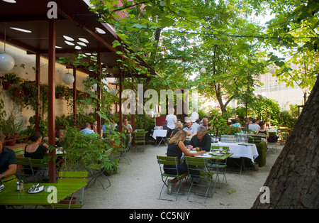 Wien 7, Glacis Beisl, Museumsquartier, Foto Stock