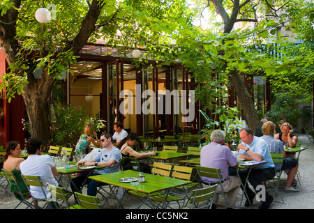 Wien 7, Glacis Beisl, Museumsquartier, Foto Stock