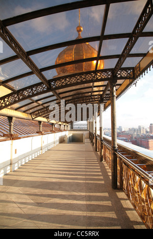 Passerella Coperta sul tempio di Cristo Salvatore a Mosca Foto Stock