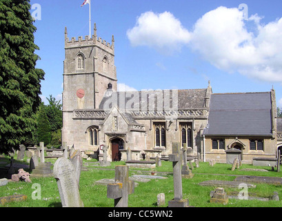 La Chiesa di San Nicola, Bathampton, vicino a Bath, Inghilterra. Foto Stock