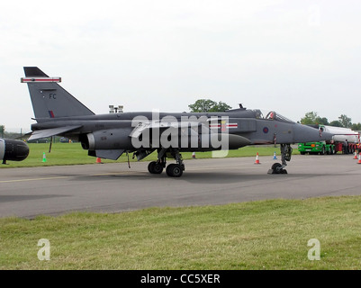 Sepecat Jaguar GR3A di 41 Sqn RAF, a Kemble Airfield, Gloucestershire, Inghilterra. Foto Stock