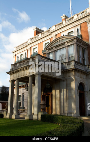 L'ingresso alla Wallace Collection in Marylebone, London Foto Stock