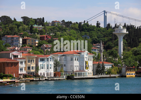 Turchia, Istanbul, sul Bosforo, Kanlica, Ponte Fatih, Foto Stock