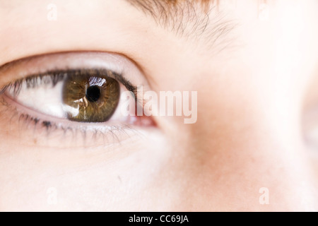 Occhio umano. Le riprese in modalità macro... Foto Stock