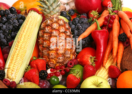 Frutta e ortaggi Foto Stock