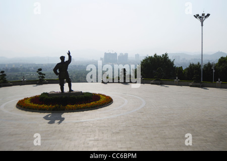 Deng Xiaoping statua, Baise Uprising Memorial Park, Baise, Guangxi , Cina Foto Stock