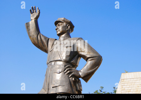 Deng Xiaoping statua, Baise Uprising Memorial Park, Baise, Guangxi , Cina Foto Stock