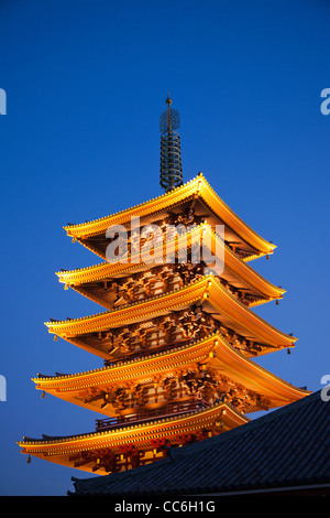 Giappone Tokyo Asakusa, Tempio di Asakusa Kannon Foto Stock