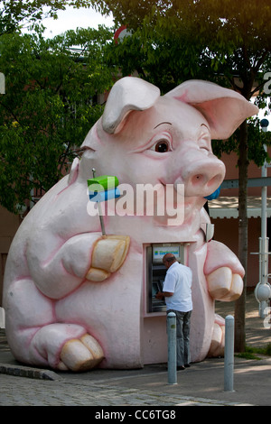 Österreich, Wien II, il Prater, Vergnügungspark Wurstelprater, Geldautomat Foto Stock