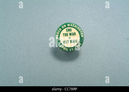 Movimento per la pace pulsante da anni sessanta Foto Stock