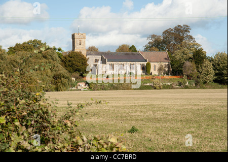 Chiesa di S. Lorenzo, Bidford-on-Avon, Warwickshire, Inghilterra, Regno Unito Foto Stock