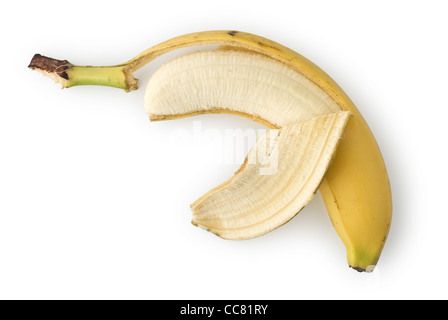 Banana pelata come sano e nutriente dietetico di supplemento Foto Stock