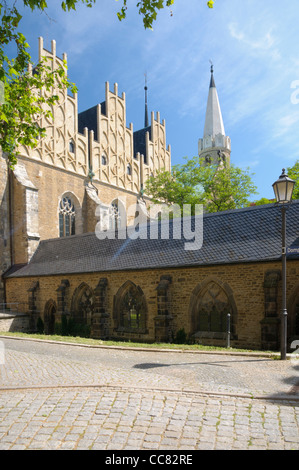 Merseburg Castello nella zona della cattedrale, Merseburg, Sassonia-Anhalt, Germania, Europa Foto Stock