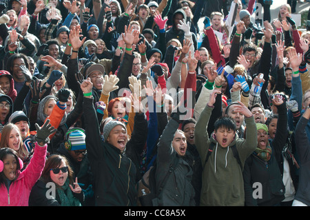 'So pensate di poter Dance' auditions come Southern Methodist University a Dallas, TX. Foto Stock