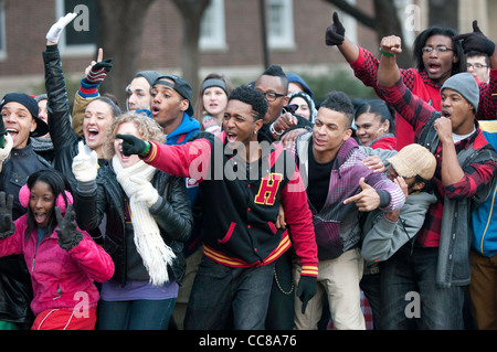 'So pensate di poter Dance' auditions come Southern Methodist University a Dallas, TX. Foto Stock