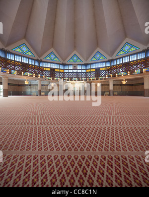 La Moschea Nazionale della Malesia (masjid Negara), Kuala Lumpur, Malesia Foto Stock