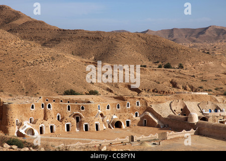 Casa beduino in Tunisia Foto Stock