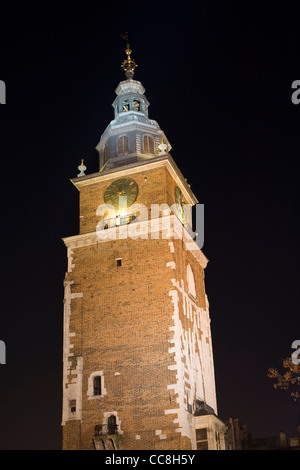 Market Place, (Rynek Glowny); Cracow Polonia Foto Stock