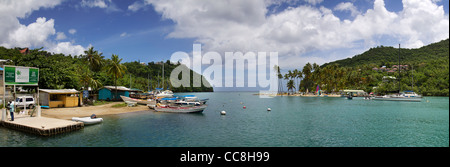 La bellissima isola di Saint Lucia Foto Stock