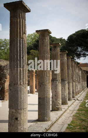 Le antiche città di Pompei Foto Stock