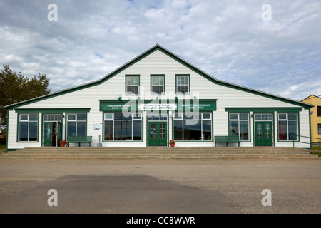 Maison de la Culture Roland-Jomphe, Havre Saint Pierre, Quebec, Canada Foto Stock