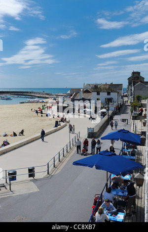 Lyme Regis promenade dorset England Regno Unito Foto Stock