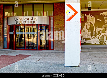 Universitätsbibliothek Bochum, biblioteca dell'Università della Ruhr Foto Stock