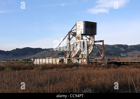 Il Wingo ponte levatoio attraversa Sonoma Creek vicino la città fantasma di Wingo nella California del Nord, a nord di San Francisco. Foto Stock