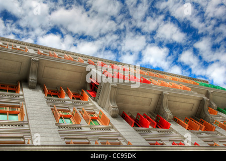 Parzializzato Color & Sky | Edificio mica | Singapore Foto Stock