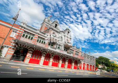 Stazione di fuoco centrale | Hill Street | Singapore Foto Stock