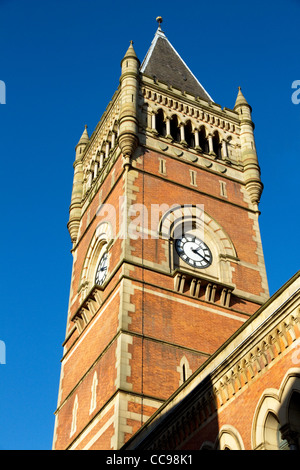 Minshull Street Crown Court edificio, progettato da Thomas Worthington, costruito 1867-1873, Minshull St, Manchester, Inghilterra, Regno Unito Foto Stock