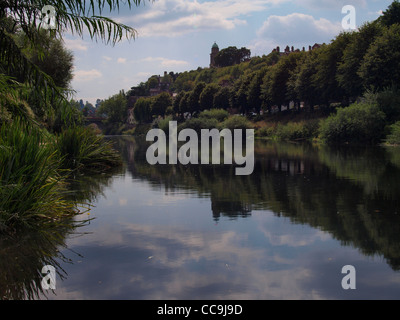 Lungo il fiume, Bridgnorth, Shropshire, Regno Unito Foto Stock