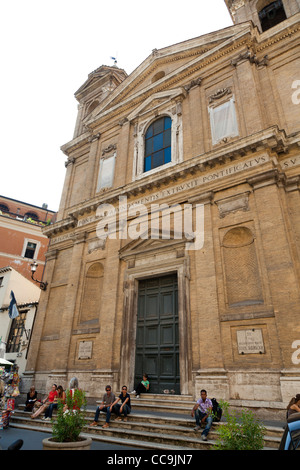 Sant Atanasio chiesa sulla Via del Babuino a Roma Foto Stock