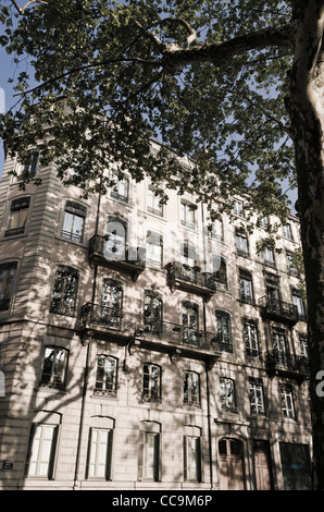 Edificio di appartamenti, Lione, Francia (Patrimonio Mondiale dell'UNESCO) Foto Stock